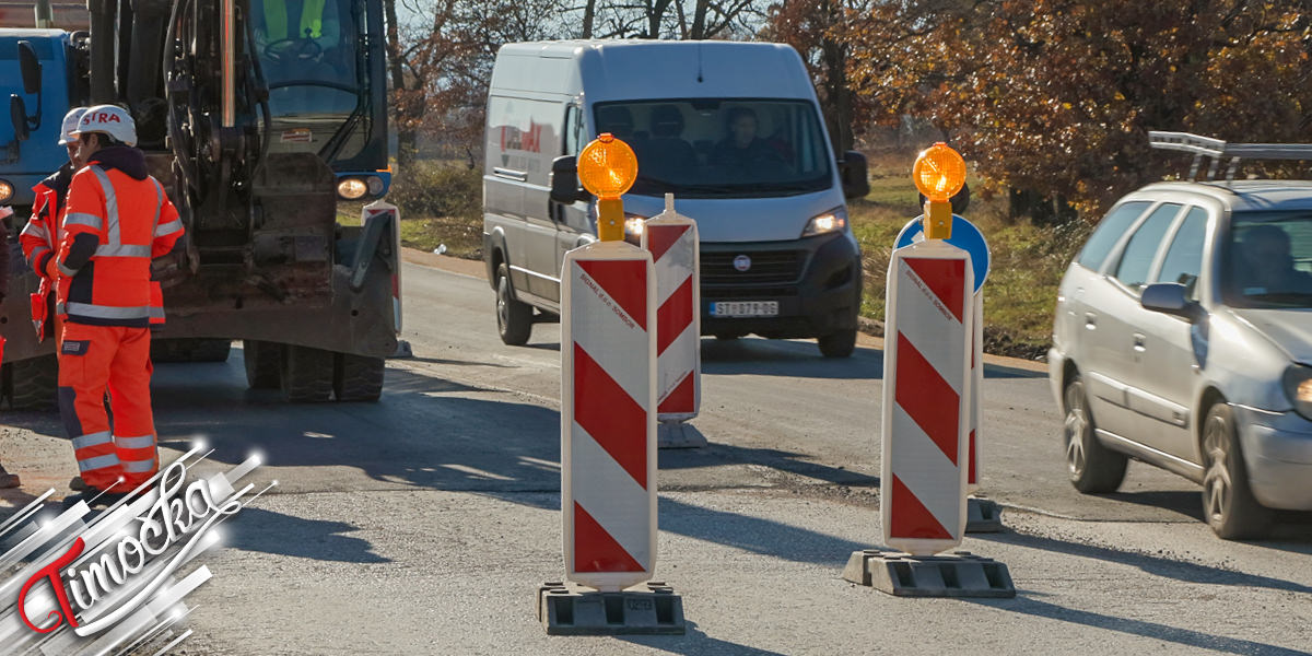 Саобраћај, радови на путу Саобраћај, радови на путу