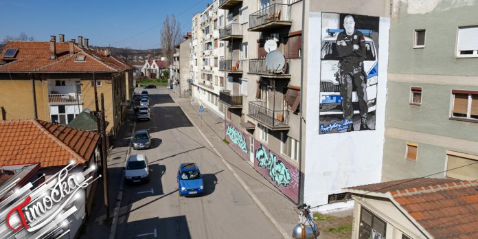 У Зајечару осликан мурал посвећен погинулом полицајцу Ивану Ђурђевцу