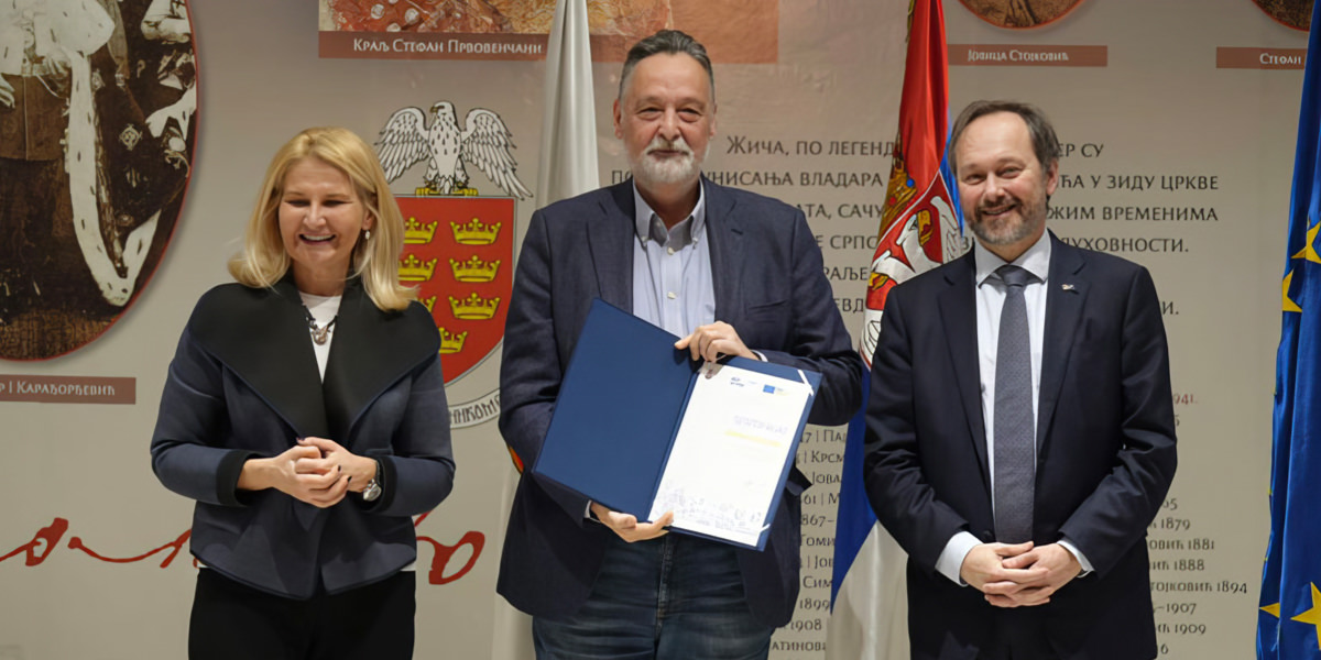 Уручен сертификат Граду Зајечару: Средства за израду пројекта &bdquo;Парк римских императора&rdquo;