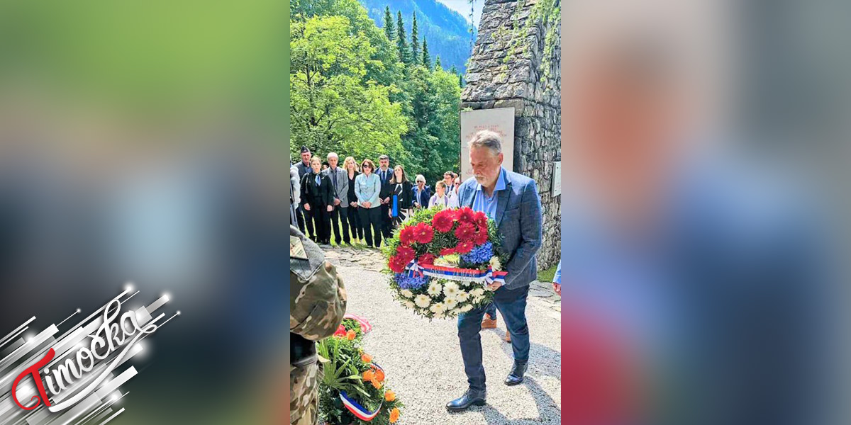 Delegacija grada Zajecara odala pocast zrtvama logora u Trzicu u Sloveniji