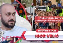 „Сигурне стазе”: На коме лежи одговорност за саобраћајно образовање и васпитање? „Сигурне стазе”: На коме лежи одговорност за саобраћајно образовање и васпитање?