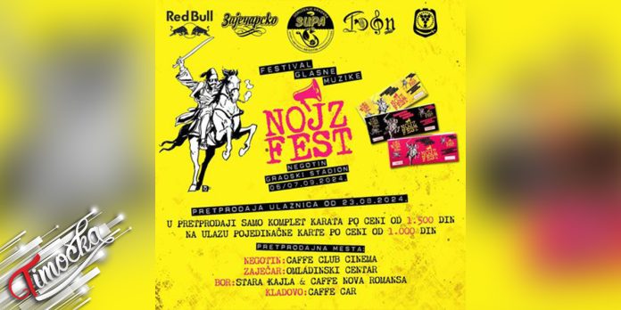 Nojz Fest u Negotinu 6 i 7 septembra