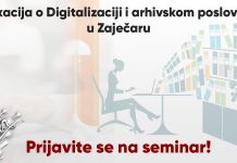 Едукација о Дигитализацији и архивском пословању у Зајечару: Пријавите се на семинар! Едукација о Дигитализацији и архивском пословању у Зајечару: Пријавите се на семинар!