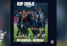 У оквиру 1/16 финала фудбалског Купа Србије играју ОФК „Београд“ и ФК „Вождовац“ у Зајечару