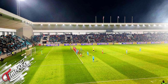 Utakmica OFK Beograd FK Mladost iz Lucana na stadionu Kraljevica Zajecaru 24 novembra