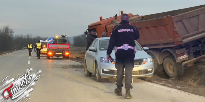 Камион слетео с пута између Грљана и Грлишта