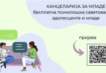 Канцеларија за младе: Бесплатно и анонимно психолошко саветовање за адолесценте и младе у Зајечару