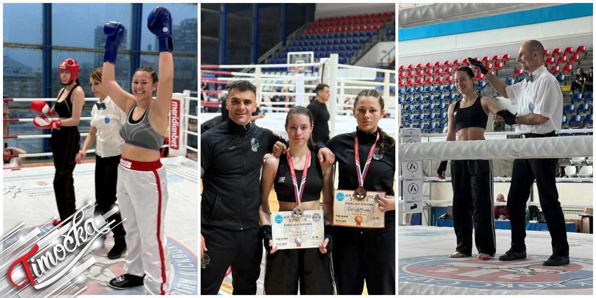 КБК „Fight Team 019” наставља са победама: Хелена Дробњаковић и Милица Ћурчија донеле медаље у Зајечар КБК „Fight Team 019” наставља са победама: Хелена Дробњаковић и Милица Ћурчија донеле медаље у Зајечар