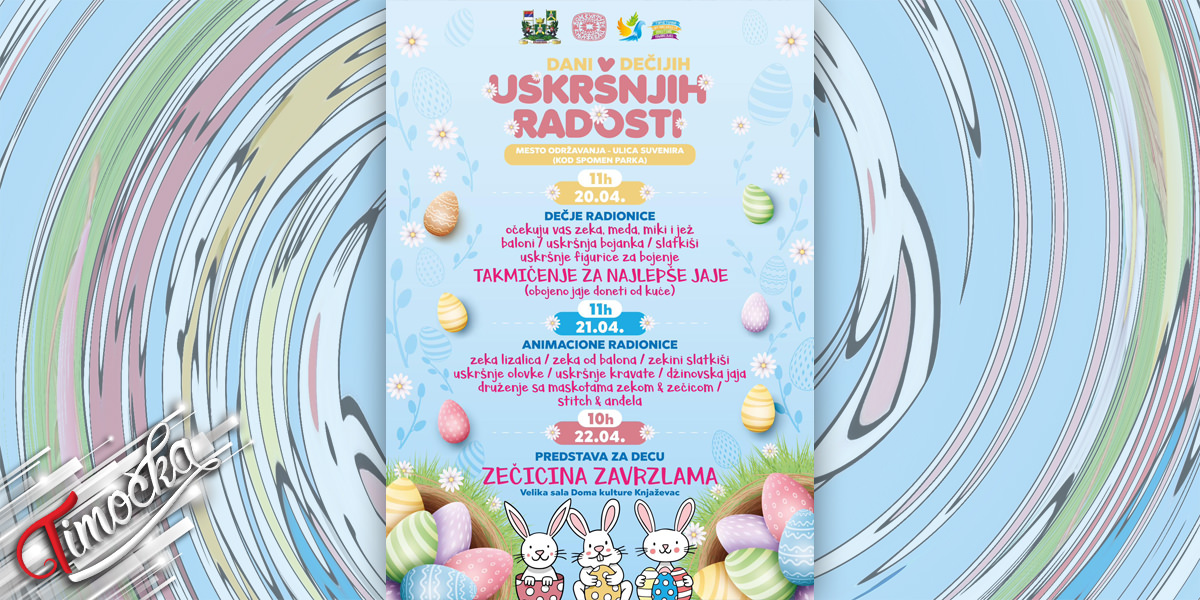 Књажевац по први пут организује фестивал „Дани дечијих ускршњих радости“