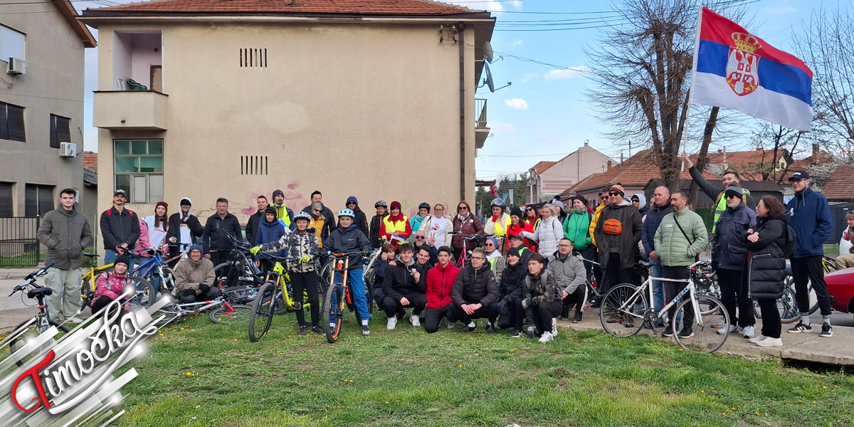 Неформална група „Здравство Зајечара ЗА Студенте” организовала бициклистичку туру кроз Зајечар