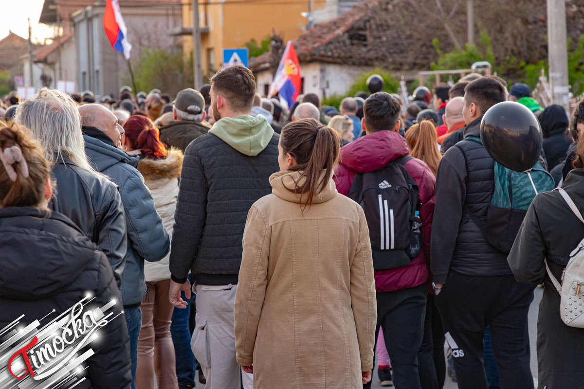 У Зајечару одржан протест „Горка поворка”