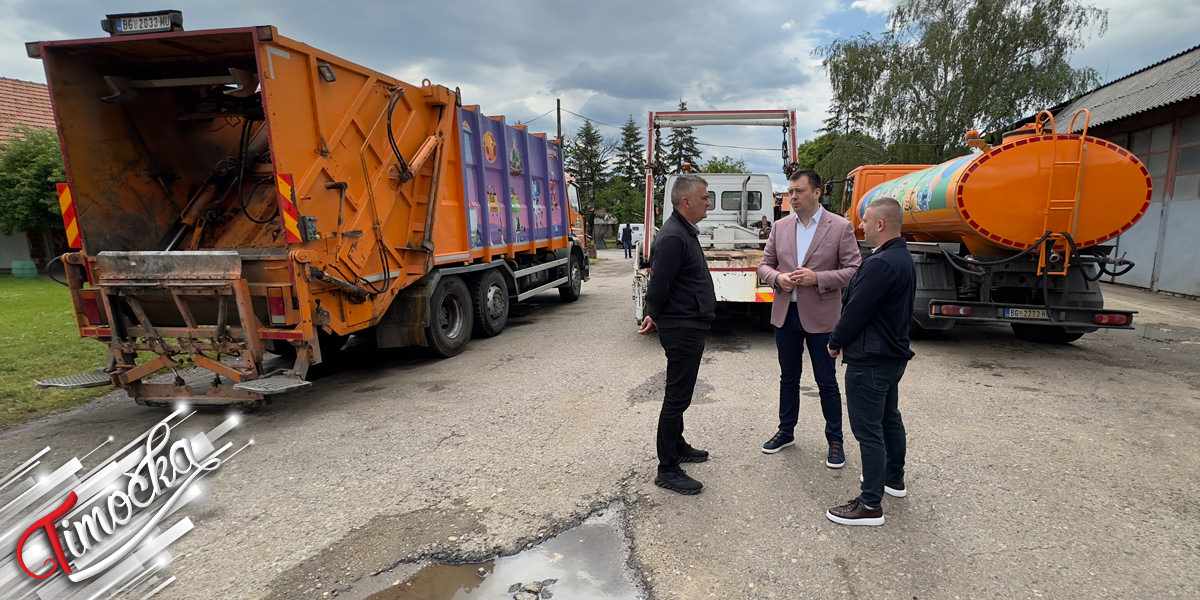 Три нова возила за ЈКСП &bdquo;Зајечар&rdquo; &ndash; донација &bdquo;Градске чистоће&rdquo; из Београда