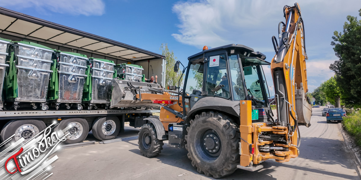 Град Зајечар допремио 200 нових контејнера за градска и сеоска насеља