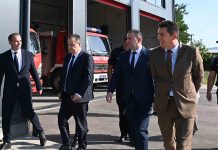 Министар Ивица Дачић обишао Полицијску станицу и Ватрогасно-спасилачко одељење у Књажевцу