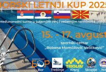 Међународни турнир у ватерполу у Бору од 15. до 17. августа