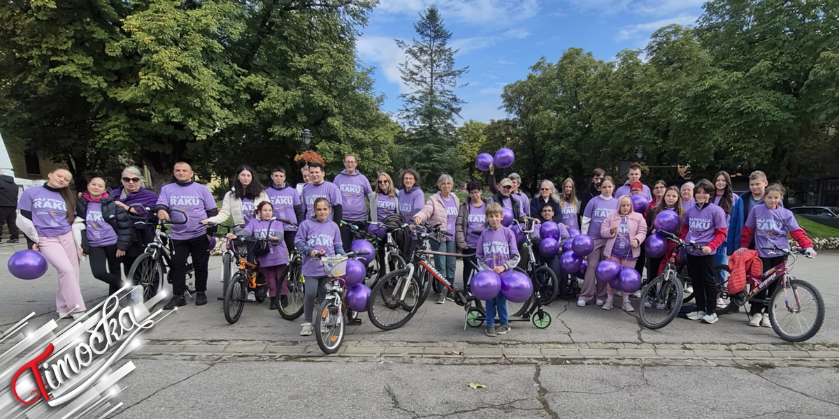 „Дечији центар” Зајечар организовао бициклистичку вожњу подршке у оквиру кампање „Дај педалу раку”