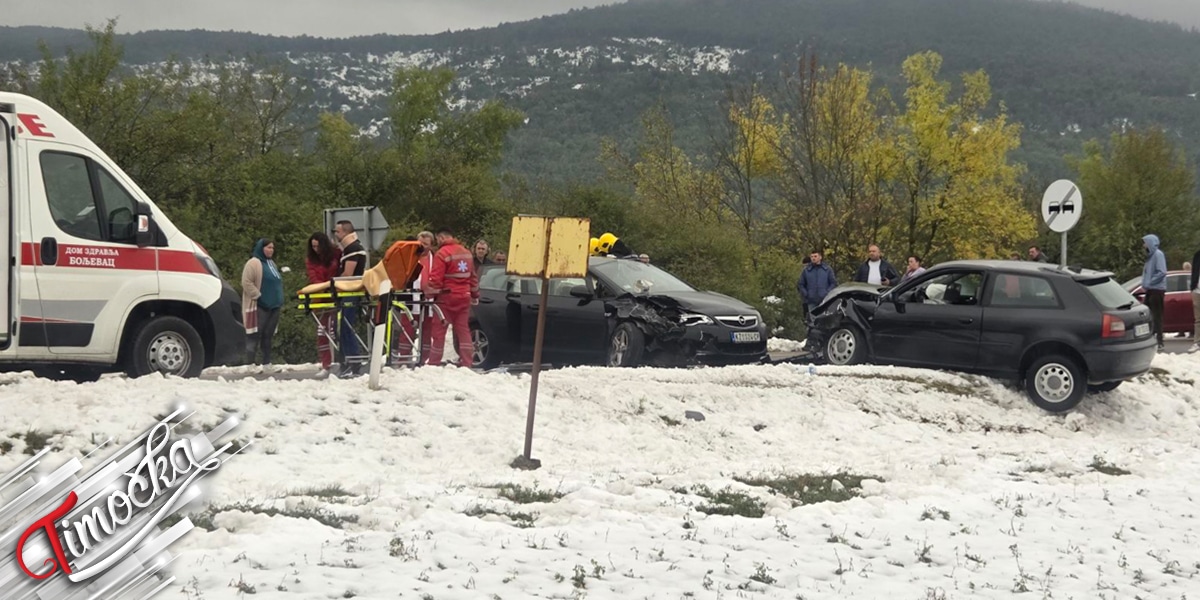 Ланчани судар на путу Зајечар–Параћин, неколико особа повређено