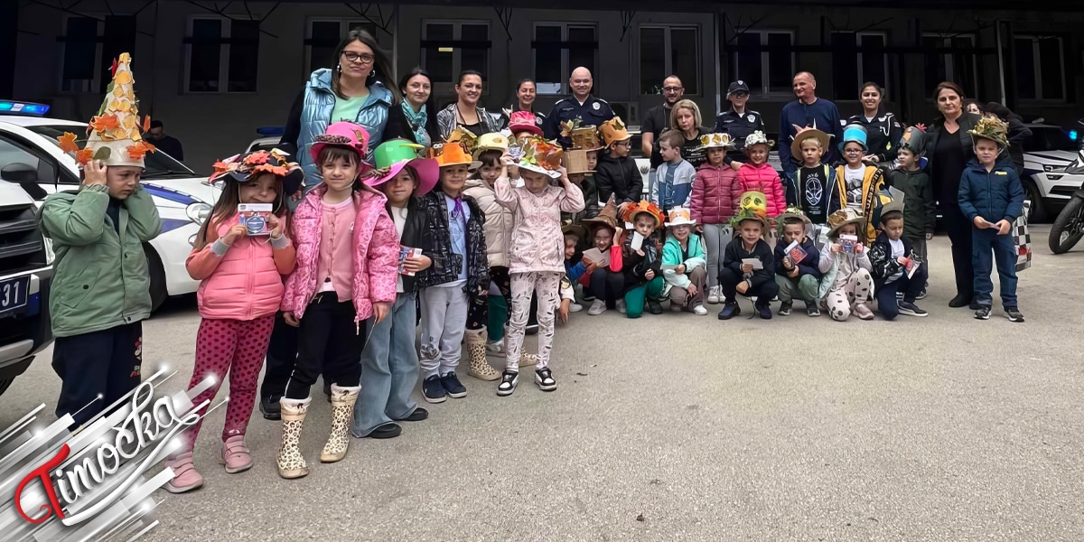 Малишани из вртића „Ђурђевак” посетили Полицијску управу у Зајечару