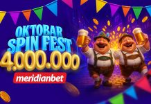Највећи казино турнир икада – Октобар спин фест ексклузивно у Меридиану! Највећи казино турнир икада – Октобар спин фест ексклузивно у Меридиану!