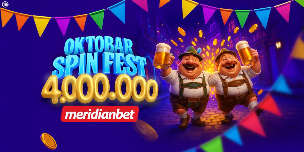 Највећи казино турнир икада – Октобар спин фест ексклузивно у Меридиану!
