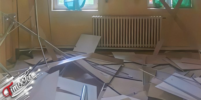 У Служби за продужено лечење и негу ЗЦ Зајечар пале гипсане табле са плафона