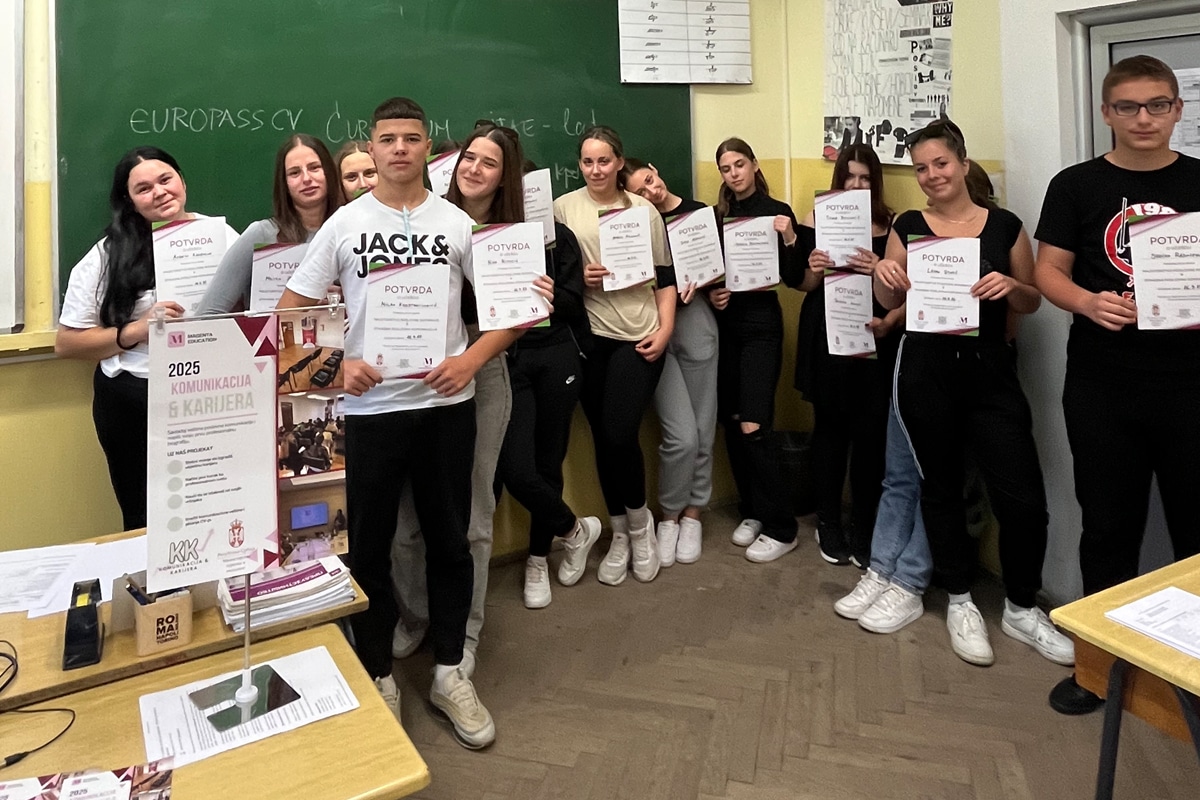 Корак ка будућности – обука о комуникацији и каријерном развоју за младе из Неготина