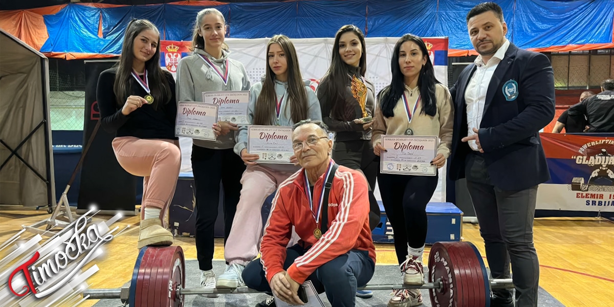 Седам медаља за такмичаре Пауерлифтинг и бодибилдинг спортског клуба „Књажевац” на Отвореном првенству Србије у дедлифту