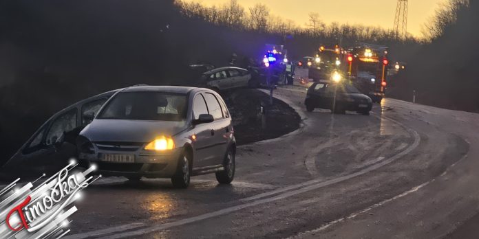 Ланчани судар на путу Зајечар–Бор: Више возила оштећено, повређени збринути у болници