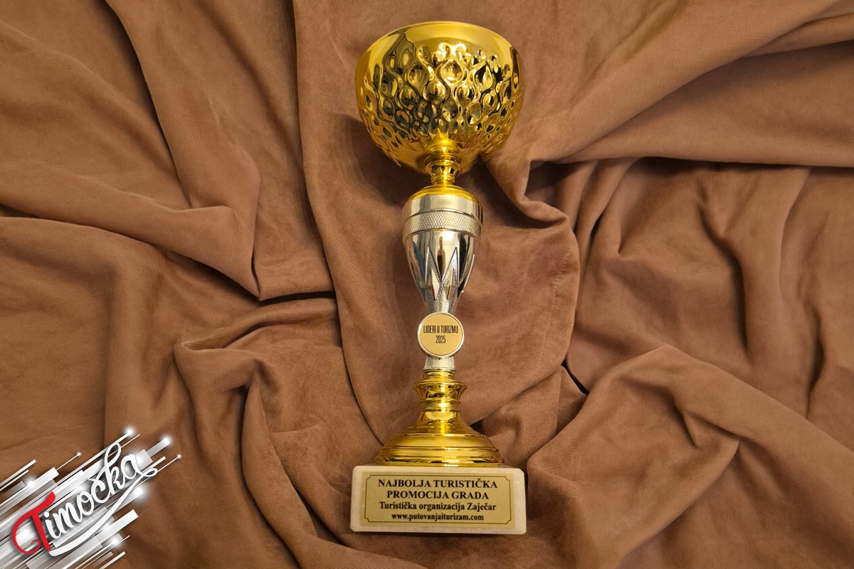 Туристичка организација Зајечара добитник награде „Лидери у туризму 2025” за најбољу промоцију града
