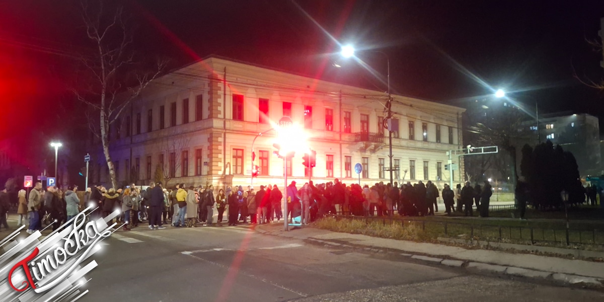 У Зајечару одржан још један протестни скуп