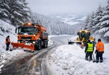 До 20 центиметара снега у вишим пределима општине Књажевац, зимска служба појачала активности Зимска служба