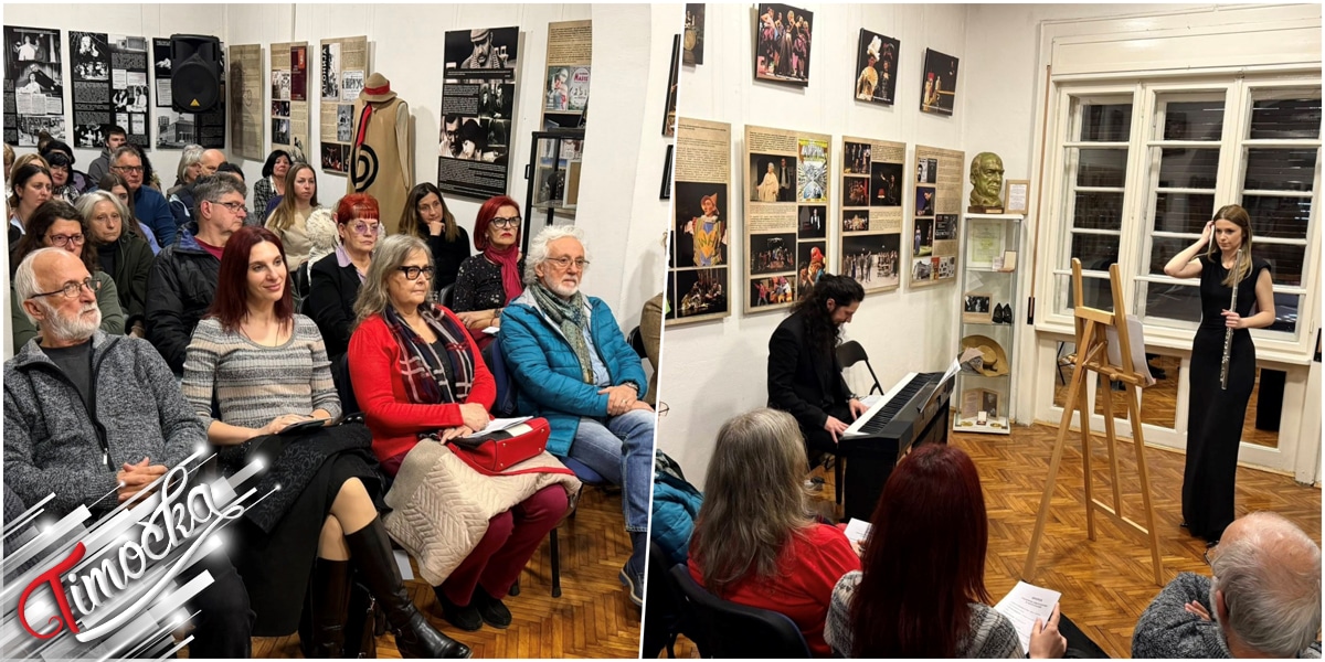 Концерт камерне музике &bdquo;Романтичне арије и фантазије за флауту и клавир&rdquo; одржан у Позоришном музеју у Зајечару