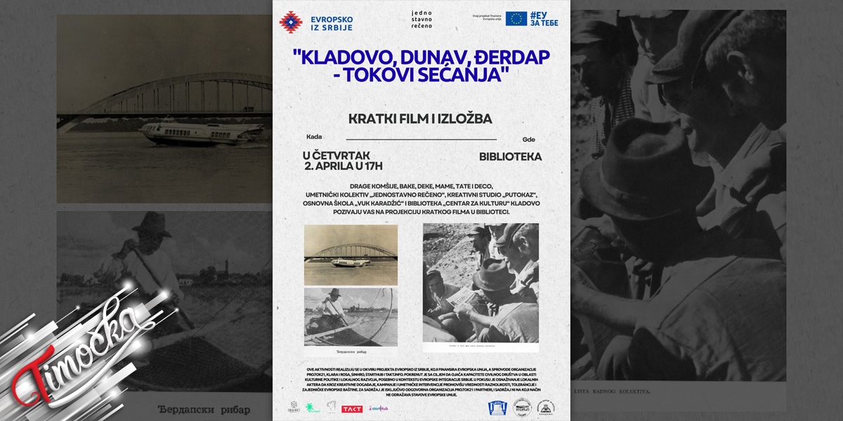 Креативна радионица и изложба у оквиру пројекта &bdquo;Кладово, Дунав, Ђердап &ndash; токови сећања&rdquo; у Кладову