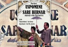 Представа „Успомене Саре Бернар” у књажевачком Дому културе 2. априла Представа „Успомене Саре Бернар” у књажевачком Дому културе 2. априла