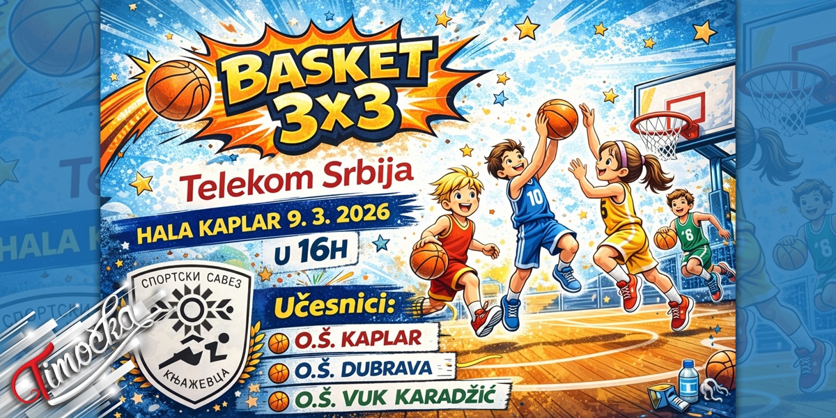 Спортски савез Књажевца организује турнир у баскету 3×3 за основце Спортски савез Књажевца организује турнир у баскету 3×3 за основце