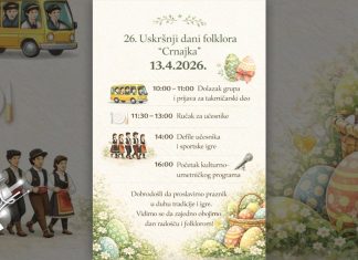 26. „Ускршњи дани фолклора” у Црнајки 13. априла 26. „Ускршњи дани фолклора” у Црнајки 13. априла