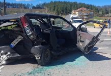 Саобраћајна незгода код Грљана: Две особе повређене у судару два аутомобила Саобраћајна незгода код Грљана: Две особе повређене у судару два аутомобила