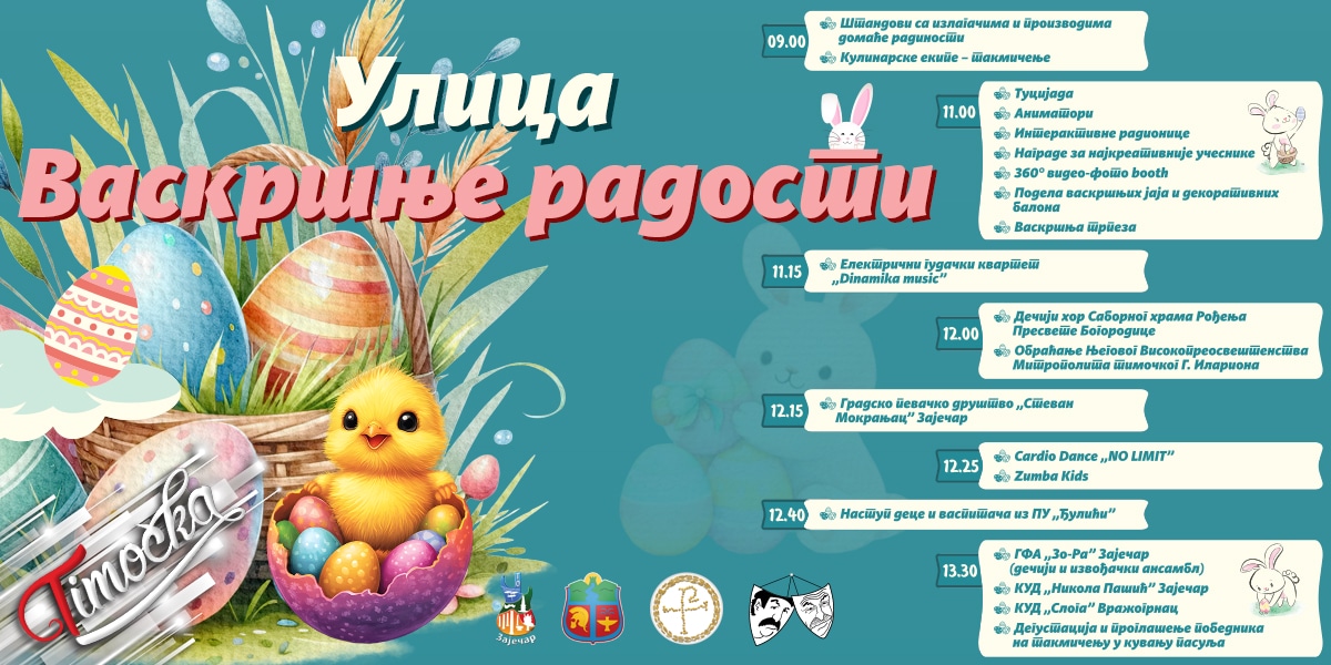 &bdquo;Улица Васкршње радости&rdquo; у Зајечару (2026)