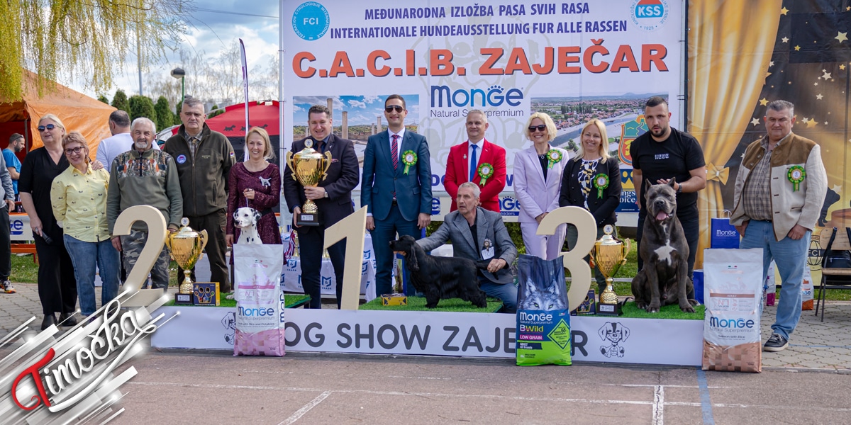 XV Међународна изложба паса свих раса &bdquo;CACIB Zaječar&rdquo; окупила учеснике из више земаља