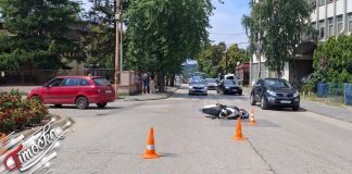 Саобраћајна незгода у Зајечару: Повређена девојка која је управљала мотоциклом Саобраћајна незгода у Зајечару: Повређена девојка која је управљала мотоциклом